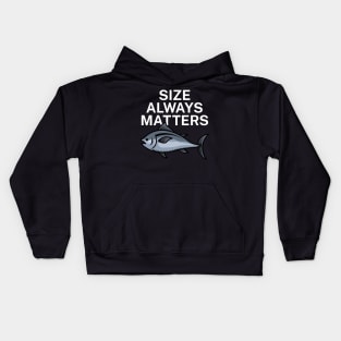 Size always matters Kids Hoodie